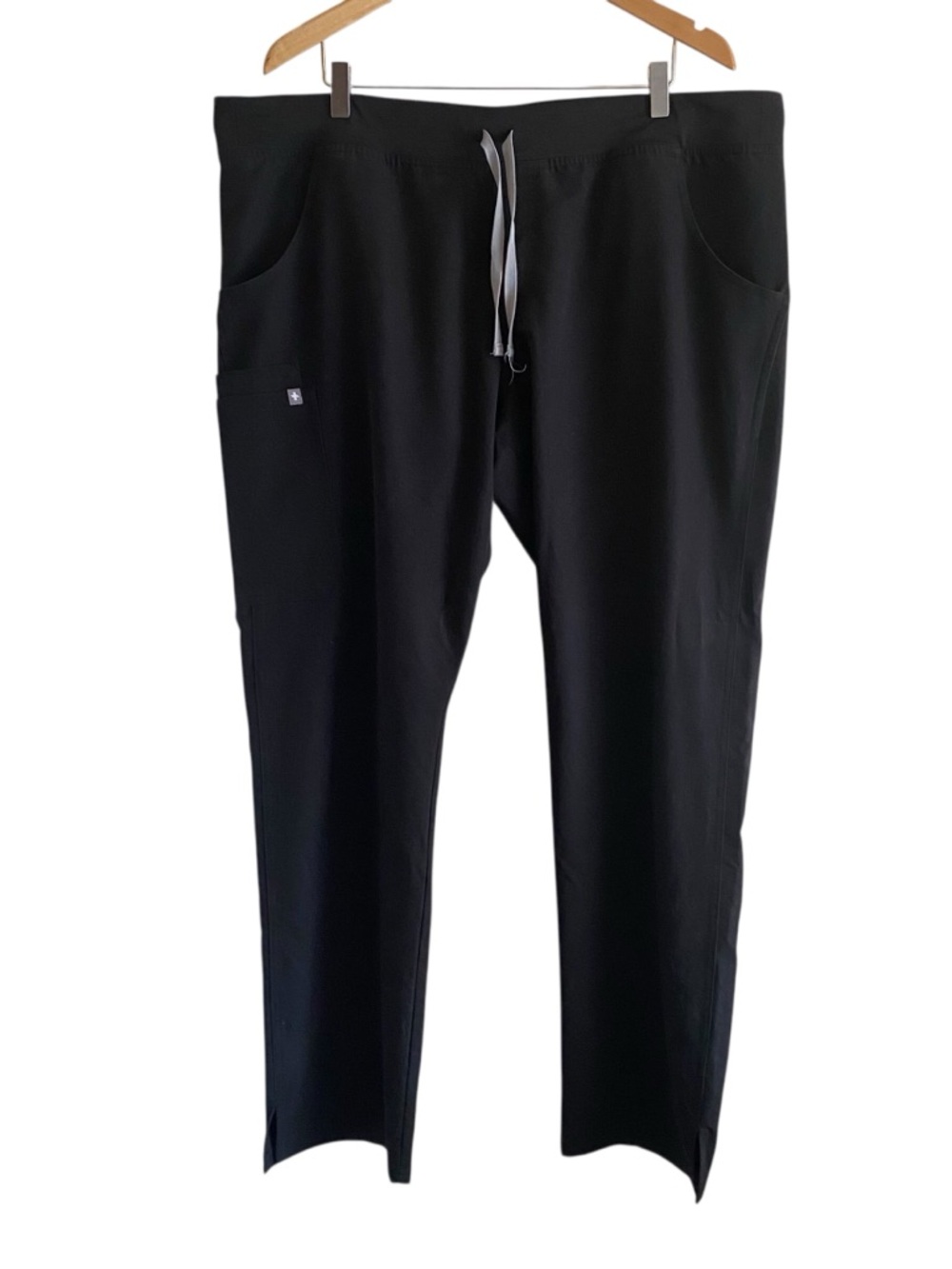 Figs Kade Cargo Scrub Pants Women's XXL Tall XXLT Black Workwear Comfort FLAW - Picture 16 of 16